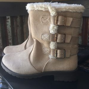 Faux Suede Boots